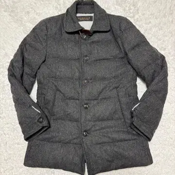 [컨디션 최상] 남성용 비기 트위드 울 다운 자켓 안감 스트라이프 M