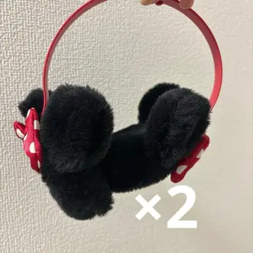 디즈니 미니 귀도리 2개 세트