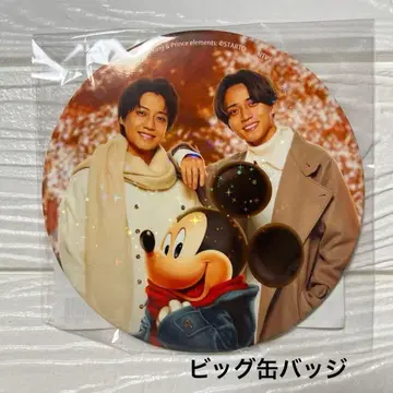 [ 새상품 미개봉 ] 미키 프렌즈 King & Prince 빅 캔뱃지