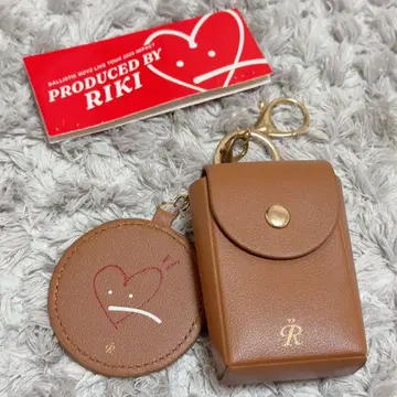 마츠이 리키 produce 동글동글 하트짱 거울 포함 소품함 키링