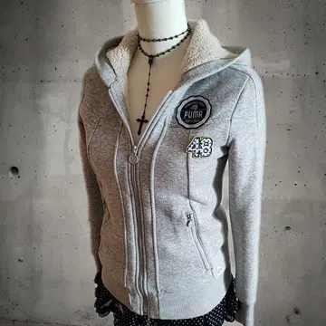 00s archive 피치 후드티 보아 안감 y2k 와펜 헤이세이 갸루