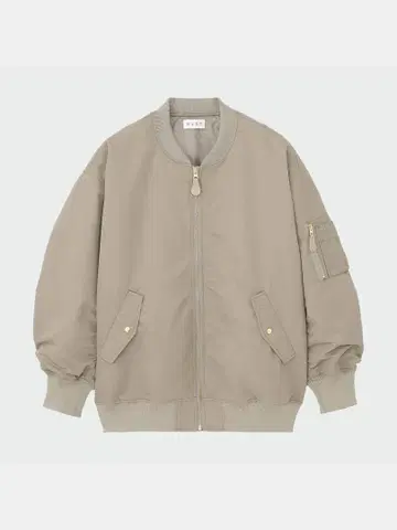 오버 사이즈 베이지 MA-1 스타일 자켓 PLST S 사이즈