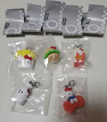 헬로키티 아메리칸 디자인 메지루시 액세서리 5종 컴플리트 세트