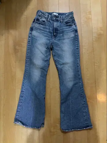 [ 새상품급 ] MOUSSY 플레어 데님 라이트 블루