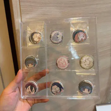 유루캠 캔뱃지 세트 8권 특전 세트