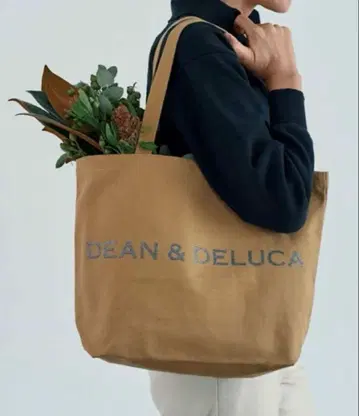 완판템 새상품 DEAN & DELUCA 차리티 토트 카페오레 L