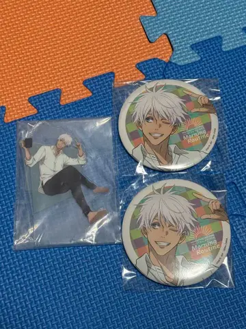 주술회전 럭키 쿠지 고죠 사토루 아크릴 스탠드 캔뱃지