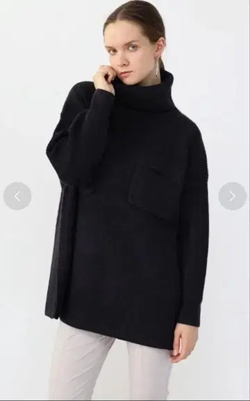 SCOTCLUB 구매 Aga 프론트 포켓 터틀 니트