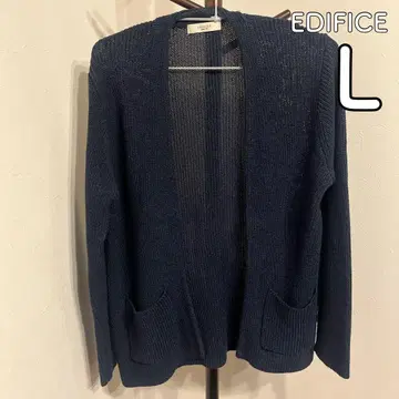 [ L 사이즈 ] EDIFICE 남성용 가디건 니트