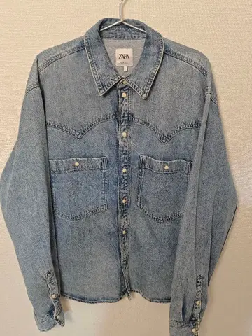 ZARA 웨스턴 데님 셔츠
