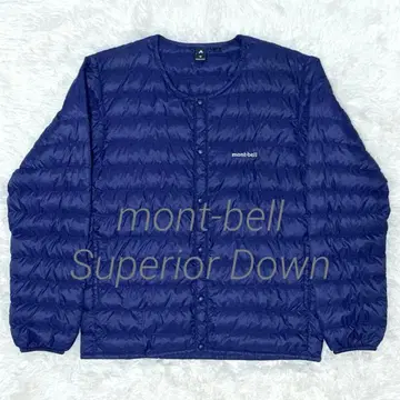 새상품급 몽벨 스페리오 다운 라운드넥 다운 자켓 M 네이비