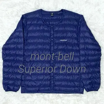새상품급 몽벨 스페리오 다운 라운드넥 다운 자켓 M 네이비