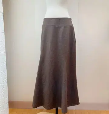 새상품급 MOGA 브라운 15호 3L 머메이드 롱 스커트 빅 사이즈