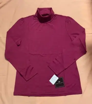 [ 미사용 새상품 ] 울 팩토리 QVC 사이즈 40 터틀 라즈베리