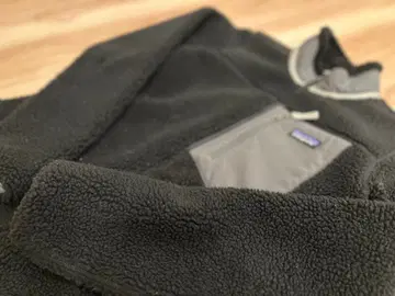 블랙 플리스 자켓