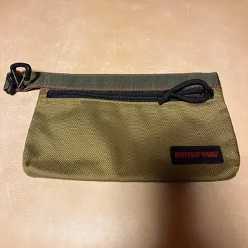 BRIEFING 올리브 파우치