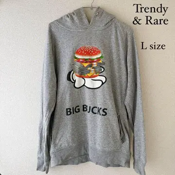 Trendy & Rare BIG BUCKS 후드티 그레이 L 사이즈