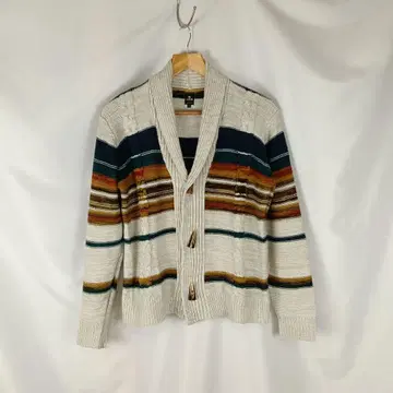 semantic design 니트 가디건 M 보더 B3959