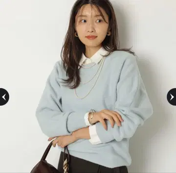 JUSGLITTY 울 캐시미어 돌먼 니트 민트 M 사이즈