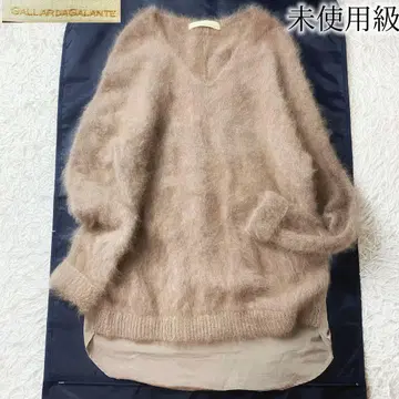 10 미사용급 개럴개런트 복슬복슬 퍼 니트 풀오버 샤기