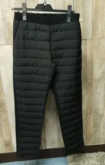 새상품 따뜻한 noa-ge 블랙 다운 팬츠 LL 사이즈