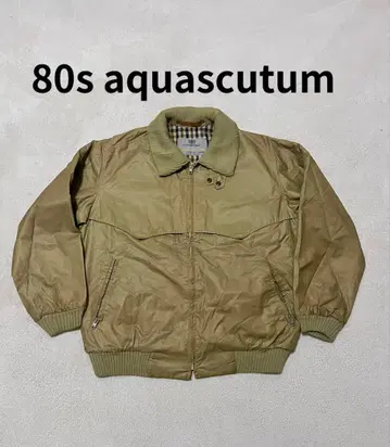 영국제 aquascutum 드리즈라 자켓 L 80s 베이지