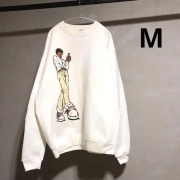 레어 90s USA DIZZY 캐릭터 프린트 맨투맨 M