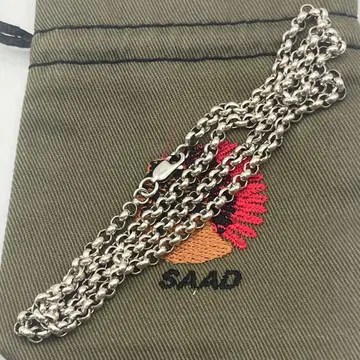 새상품급 서드 실버 925 폴로 체인 약 50cm