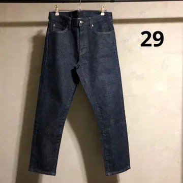 유니클로 스트레치 셀비지 슬림핏 청바지 29 빨간색 인심 67.5