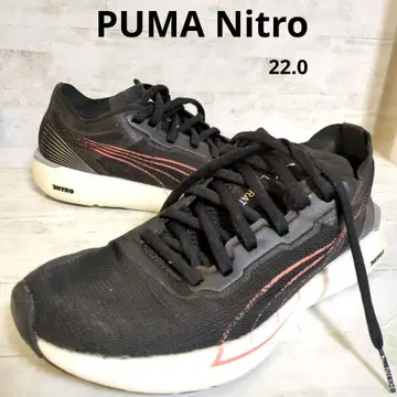 PUMA Nitro 러닝화 블랙/레드 22.0