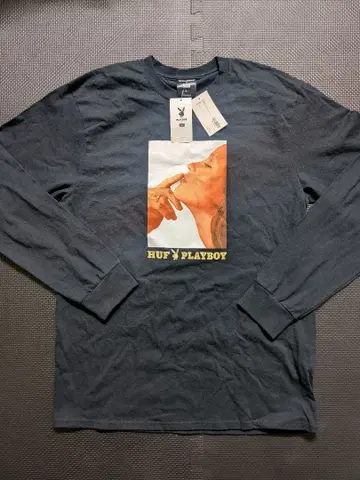 HUF 플레이보이 콜라보 롱 T L 새상품 미사용