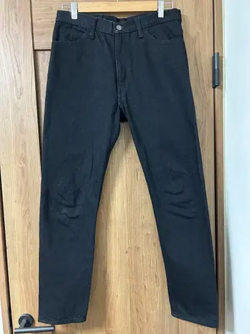 orSlow 나카츠 3 블랙 데님 팬츠