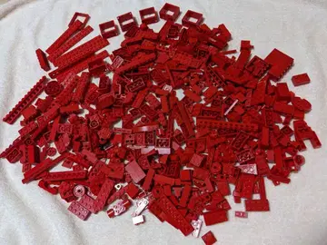 빨간색 LEGO 블록 세트