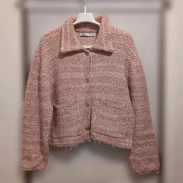 ZARA 테일러드 자켓 핑크 계열