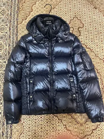 TATRAS 후드 부착 다운 자켓 네이비