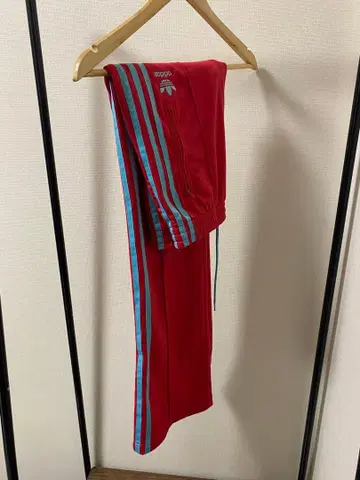 레드 스트라이프 트랙 팬츠