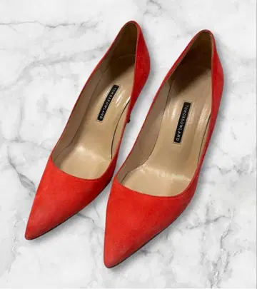 TOMORROWLAND 투모로우랜드 천연 가죽 스웨이드 펌프스 하이힐