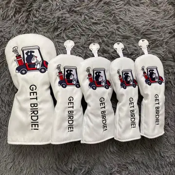 새상품 [ 5세트 ] 도라에몽 골프클럽 골프헤드커버 135UTUT 화이트