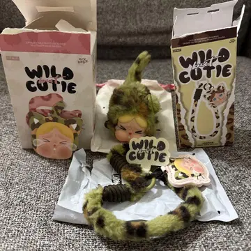 wild but cutie 봉제 인형, 스마트폰 스트랩 세트