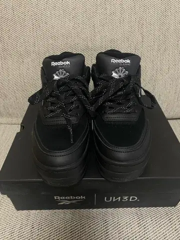 리복 UN3D 콜라보 스니커즈 블랙