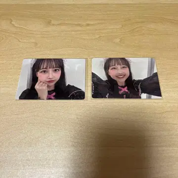 후르츠 지퍼 마츠모토 카렌 블랙 의상 트레이딩 카드 2장 세트