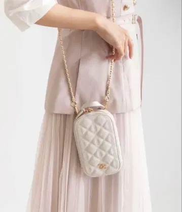 randa 2WAY 퀼팅 멀티 숄더백 아이보리