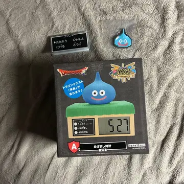 드래곤 퀘스트 슬라임 알람 시계와 클립, 슬라임 키링 세트