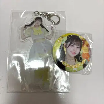 후쿠마루 우사 아크릴 키링 캔뱃지 잠옷 의상