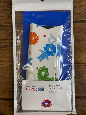 오사카 간사이 만국 박람회 접이식 안경 케이스 미야쿠미야쿠 패턴