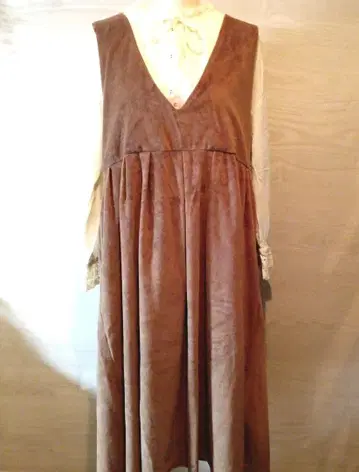 Samansa Mos2 브라운 2way 원피스 (블라우스 제외)