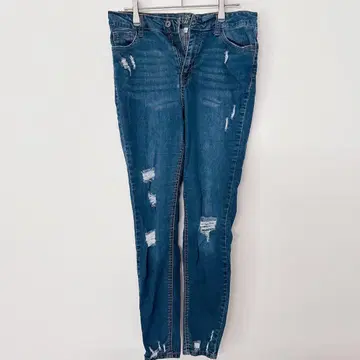 새상품급 TRUE CRAFT [ M ] 스키니 데님 11호 데미지 가공