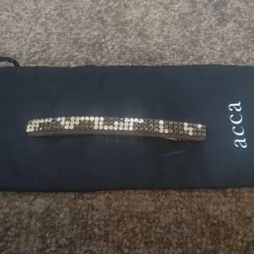 acca 헤어 액세서리 골드 브라운