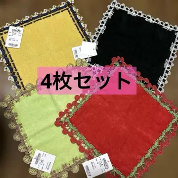 [ 미사용 새상품 ] 긴자와 레이스 4장 세트 묶음 판매