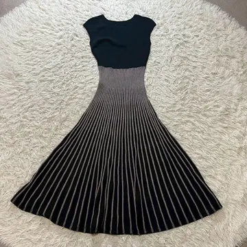 index 슬리브리스 니트 원피스